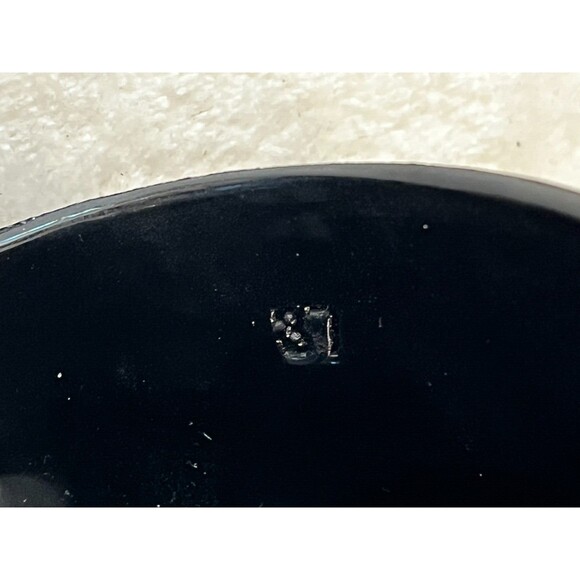 Gucci Nero Platform Black Glossy Rubber Slip On Slides Sandals Heels Size 7 37 - Picture 11 of 13